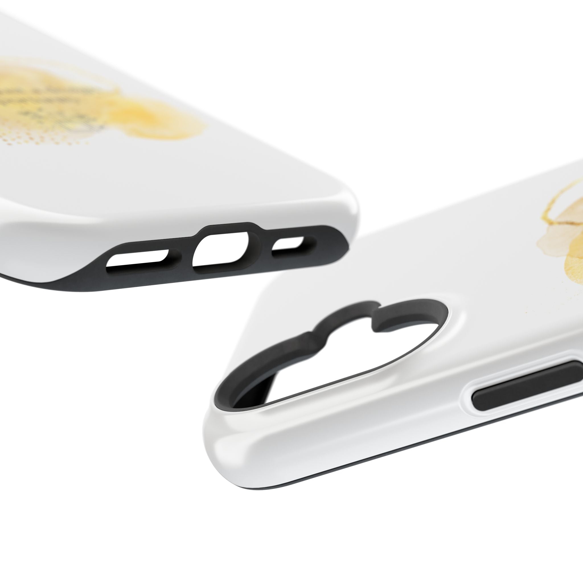 Magnetic Impact-Resistant Phone Case — “Oops is just a design opportunity.” Watercolor Accent