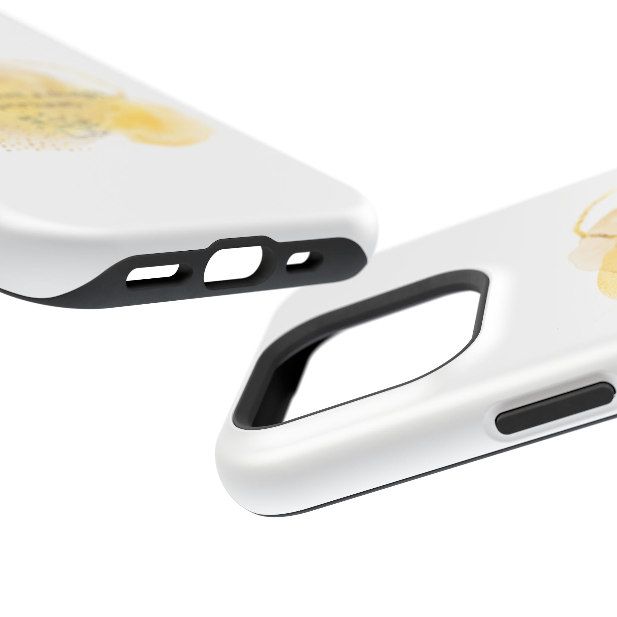 Magnetic Impact-Resistant Phone Case — “Oops is just a design opportunity.” Watercolor Accent