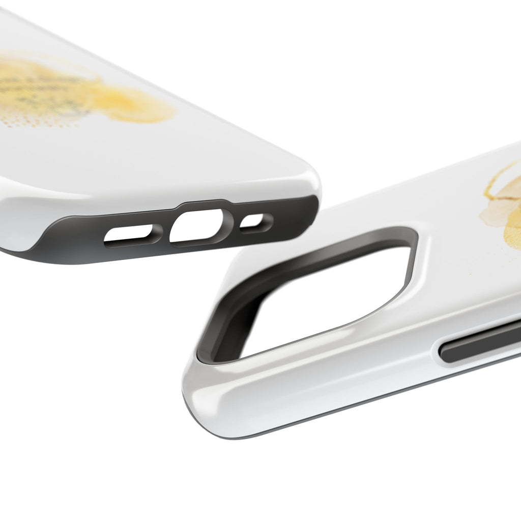 Magnetic Impact-Resistant Phone Case — “Oops is just a design opportunity.” Watercolor Accent