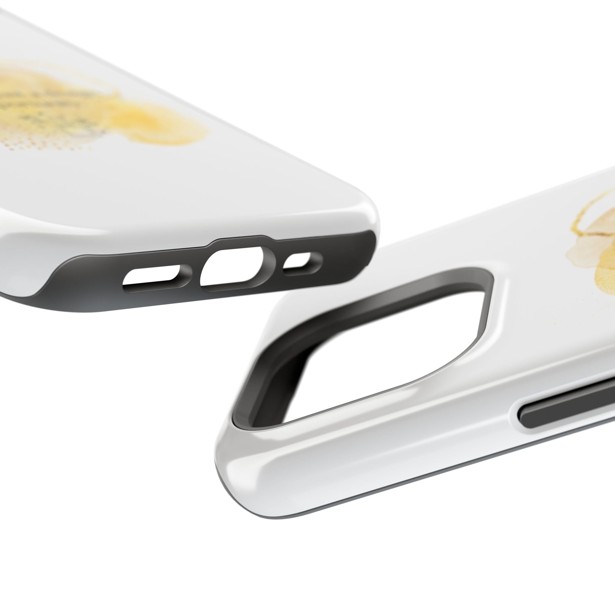 Magnetic Impact-Resistant Phone Case — “Oops is just a design opportunity.” Watercolor Accent