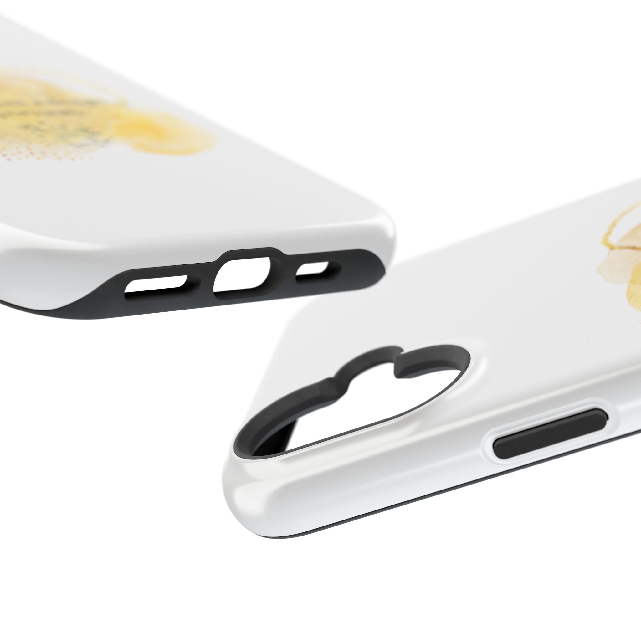 Magnetic Impact-Resistant Phone Case — “Oops is just a design opportunity.” Watercolor Accent