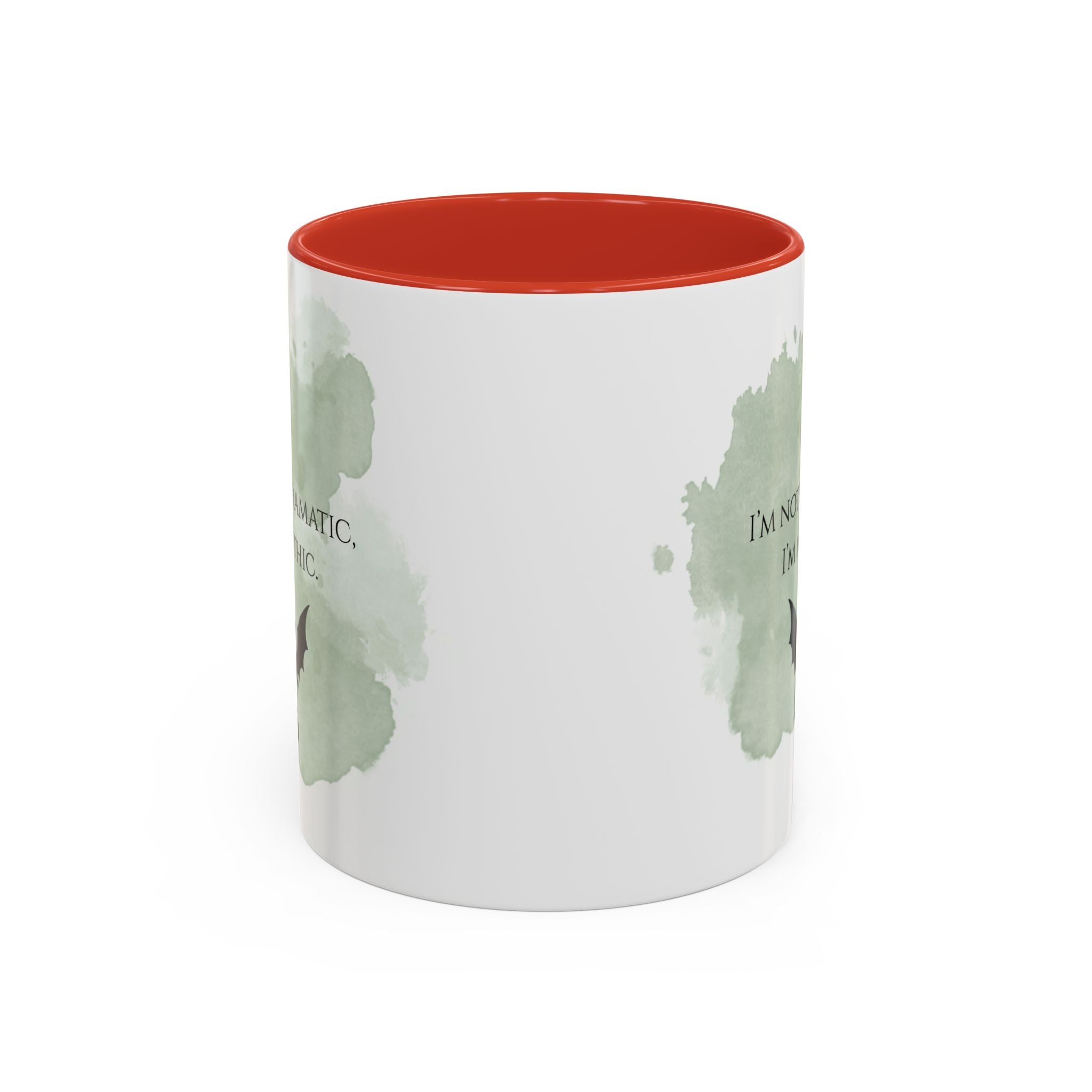Mythic Dragon Coffee Mug — “I’m Not Dramatic, I’m Mythic” Accent Ceramic Mug
