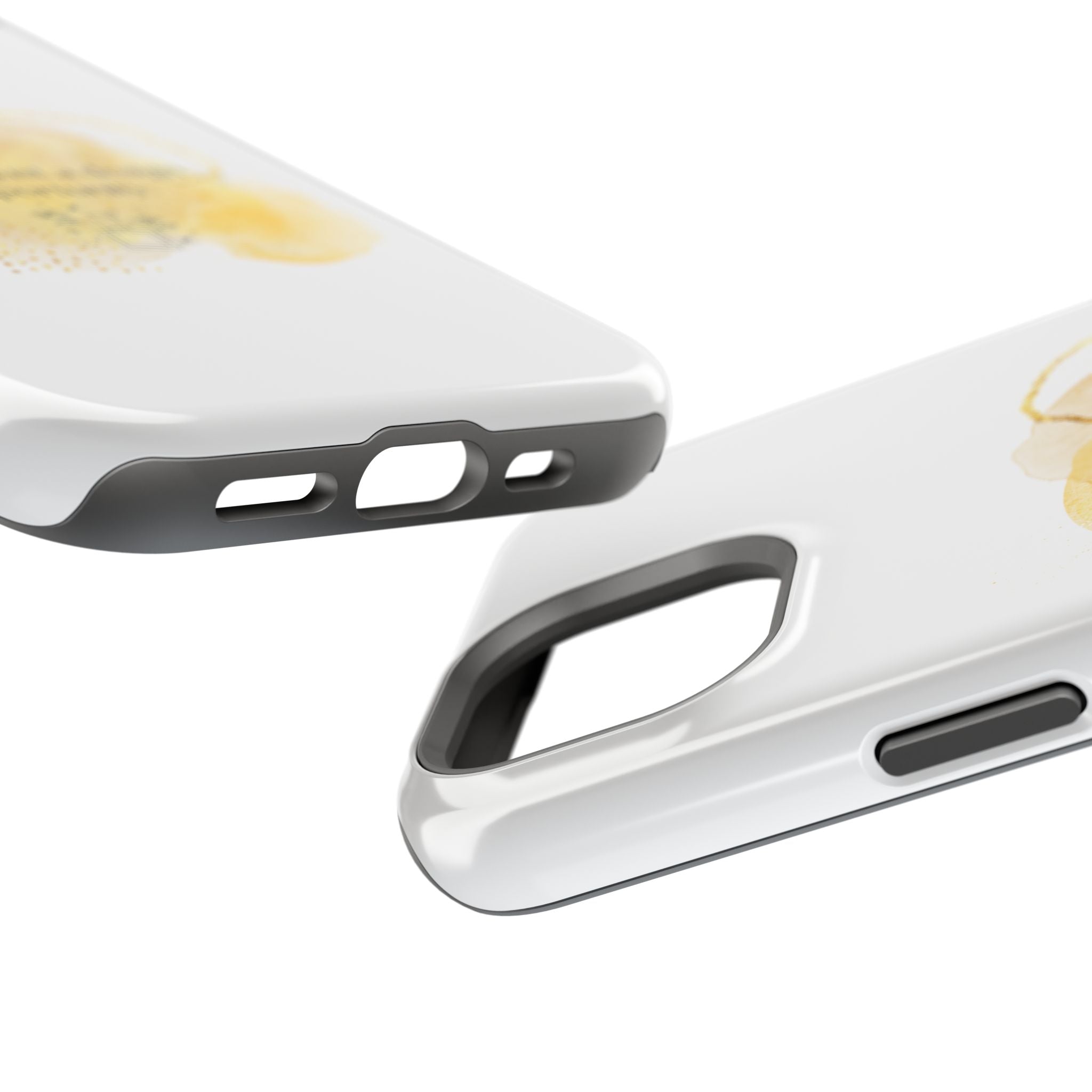 Magnetic Impact-Resistant Phone Case — “Oops is just a design opportunity.” Watercolor Accent