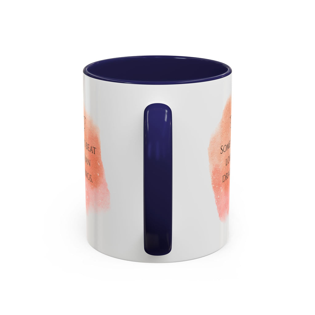 Dragon Hearts Accent Coffee Mug — “Some Hearts Beat Louder Than Dragon Wings”