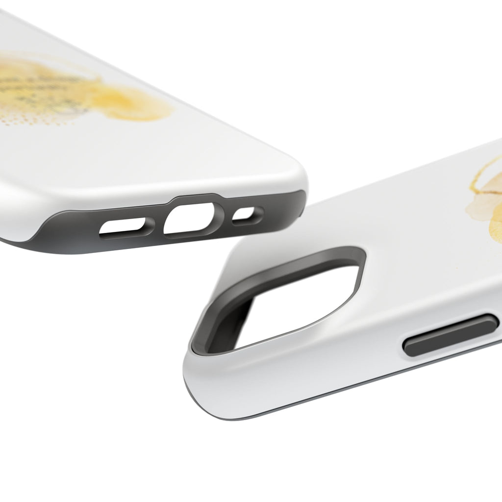 Magnetic Impact-Resistant Phone Case — “Oops is just a design opportunity.” Watercolor Accent