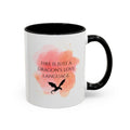 Dragon Quote Coffee Mug — "Fire Is Just a Dragon's Love Language" Accent Mug