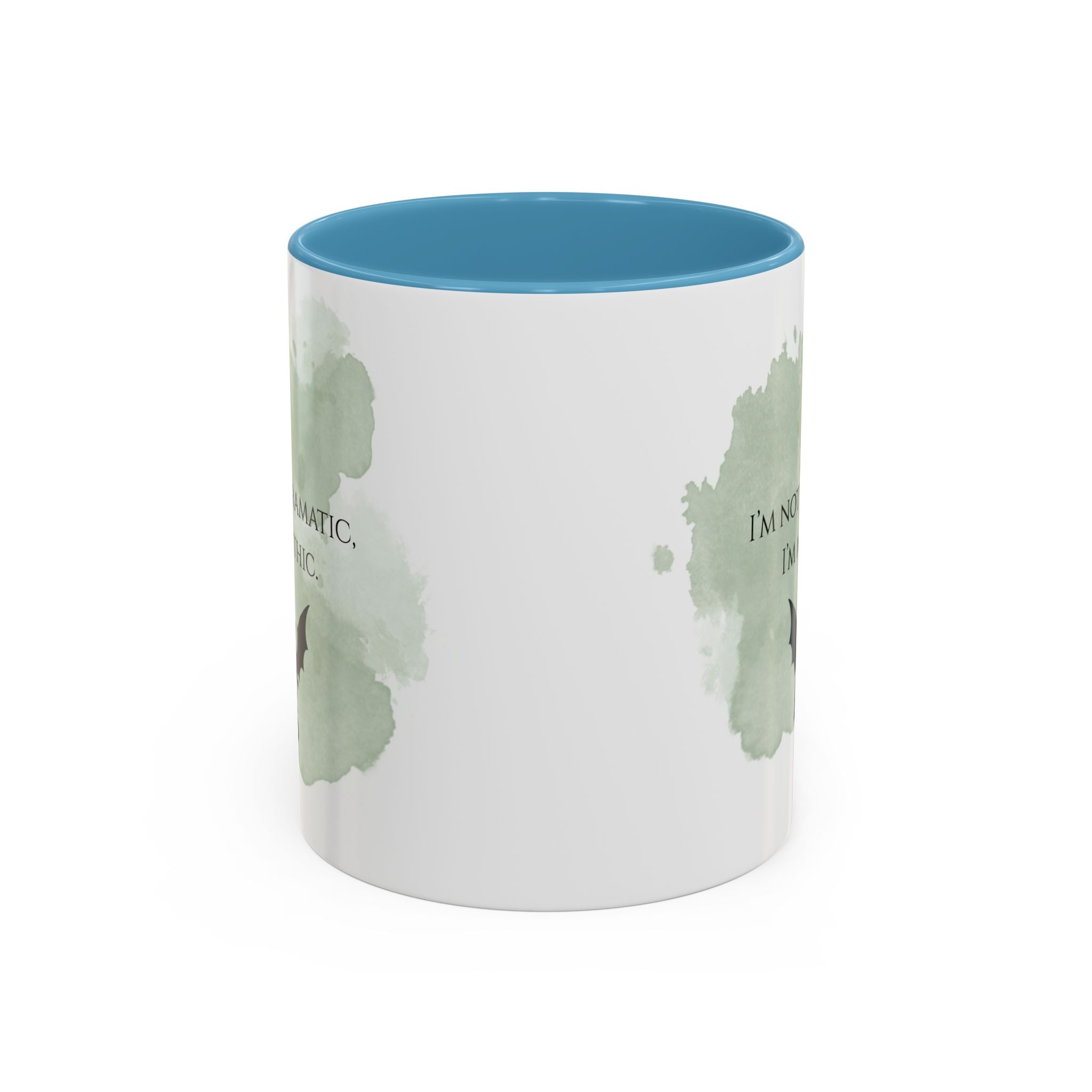 Mythic Dragon Coffee Mug — “I’m Not Dramatic, I’m Mythic” Accent Ceramic Mug