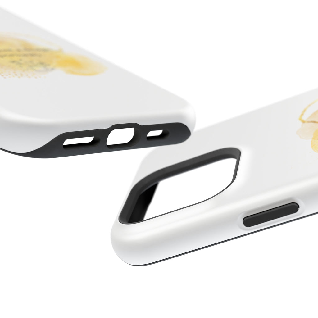 Magnetic Impact-Resistant Phone Case — “Oops is just a design opportunity.” Watercolor Accent