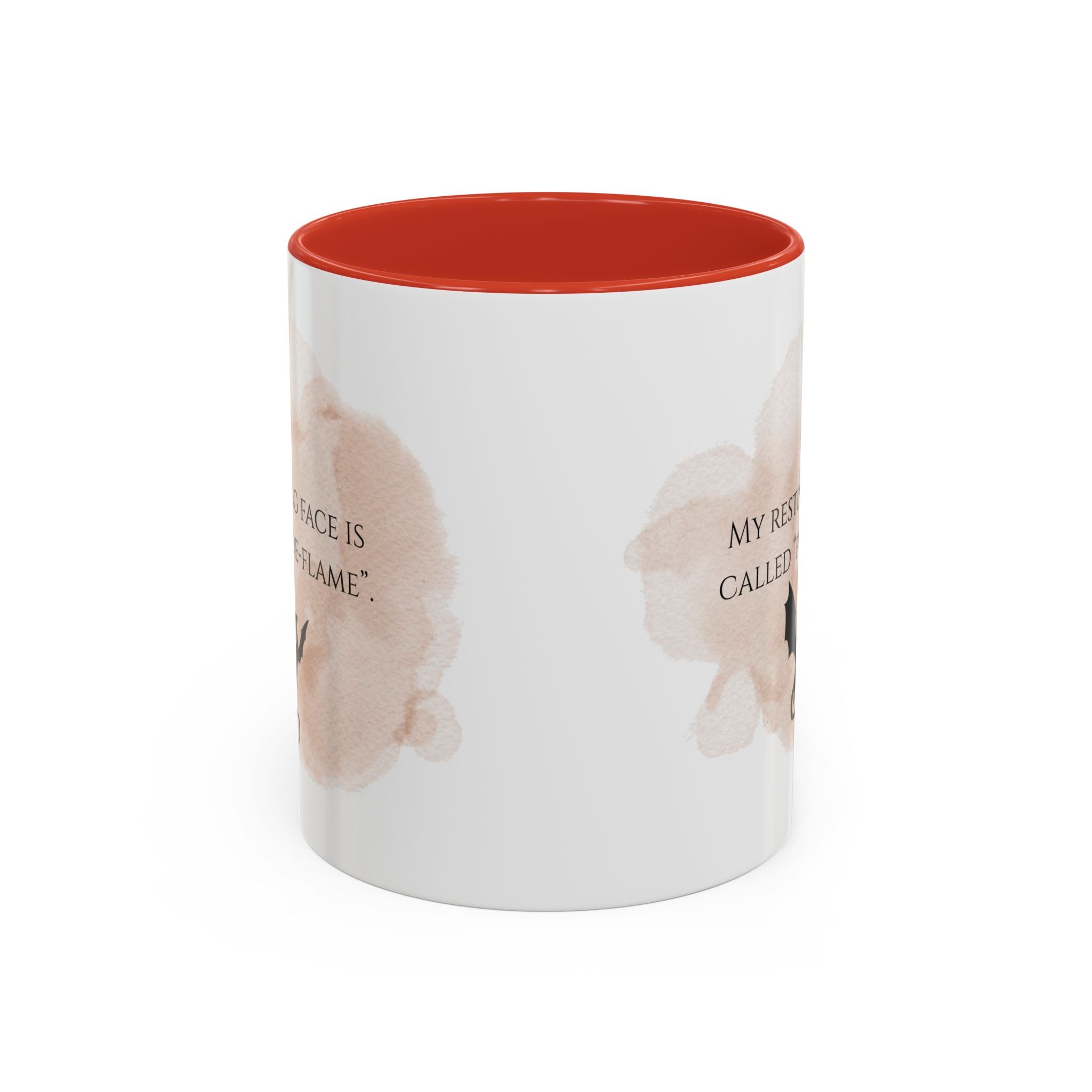 Pre-Flame Dragon Coffee Mug — Funny Resting Face Gift (11/15oz)