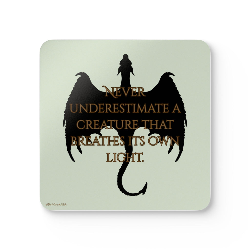 Dragon Quotes Pastel Coaster Set — Corkwood Drink Coasters