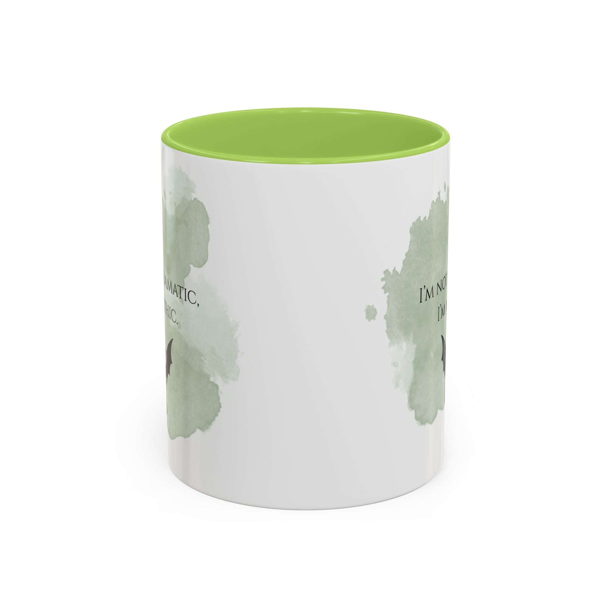 Mythic Dragon Coffee Mug — “I’m Not Dramatic, I’m Mythic” Accent Ceramic Mug