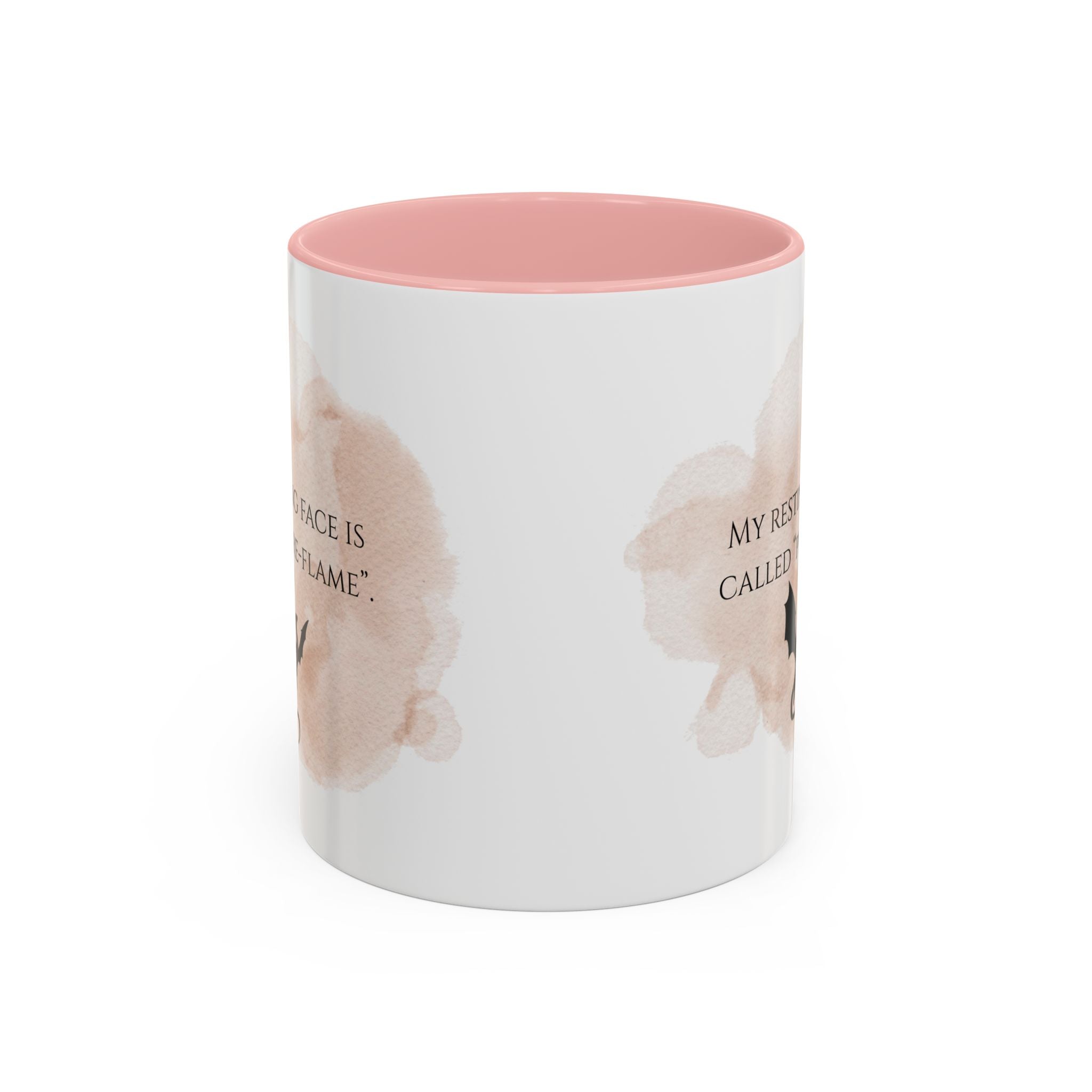 Pre-Flame Dragon Coffee Mug — Funny Resting Face Gift (11/15oz)