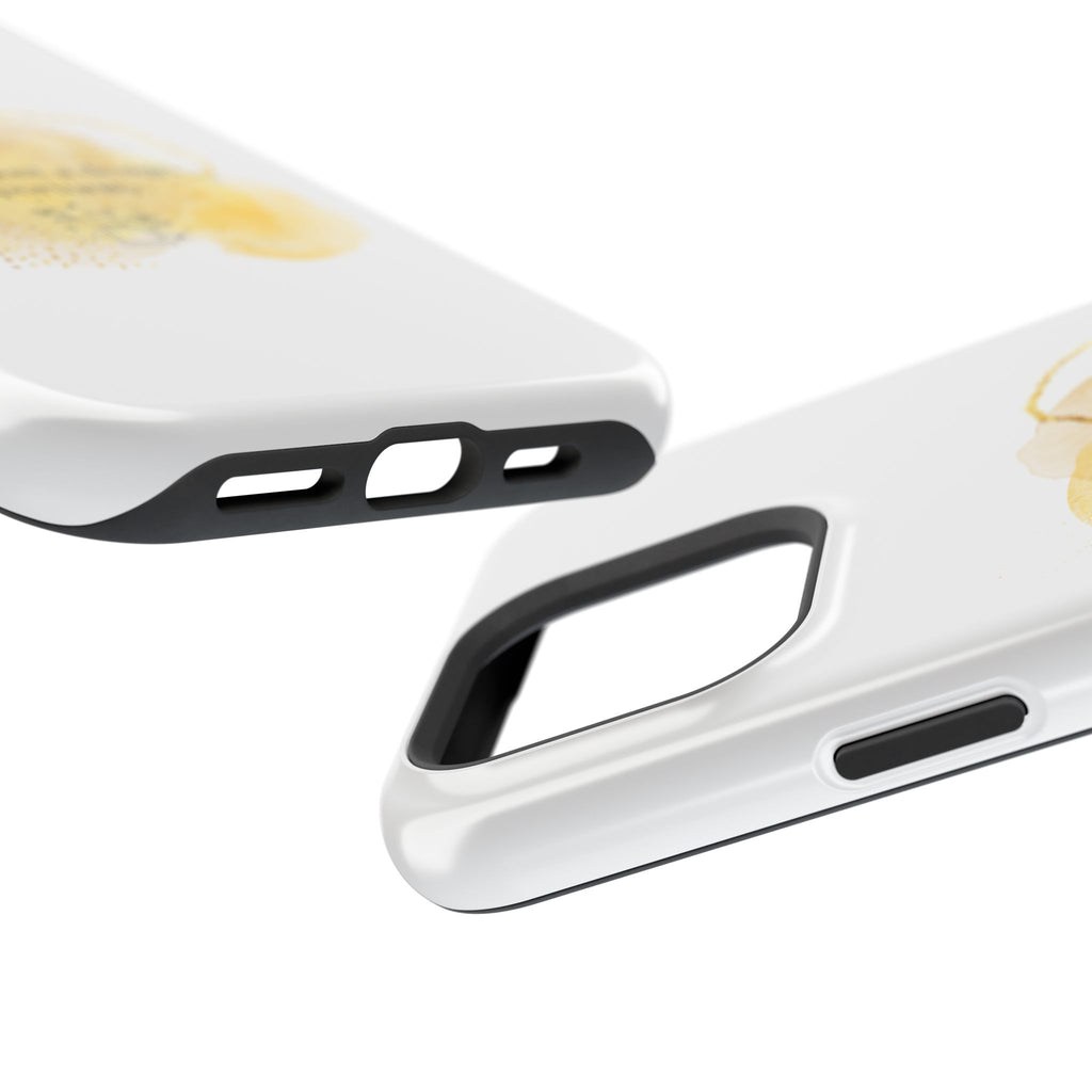 Magnetic Impact-Resistant Phone Case — “Oops is just a design opportunity.” Watercolor Accent