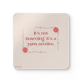 Yarn Archive Cork Coaster Set — "It's not hoarding. It's a yarn archive."