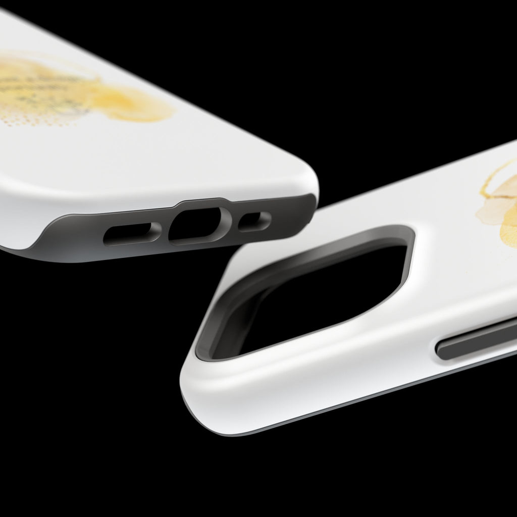 Magnetic Impact-Resistant Phone Case — “Oops is just a design opportunity.” Watercolor Accent