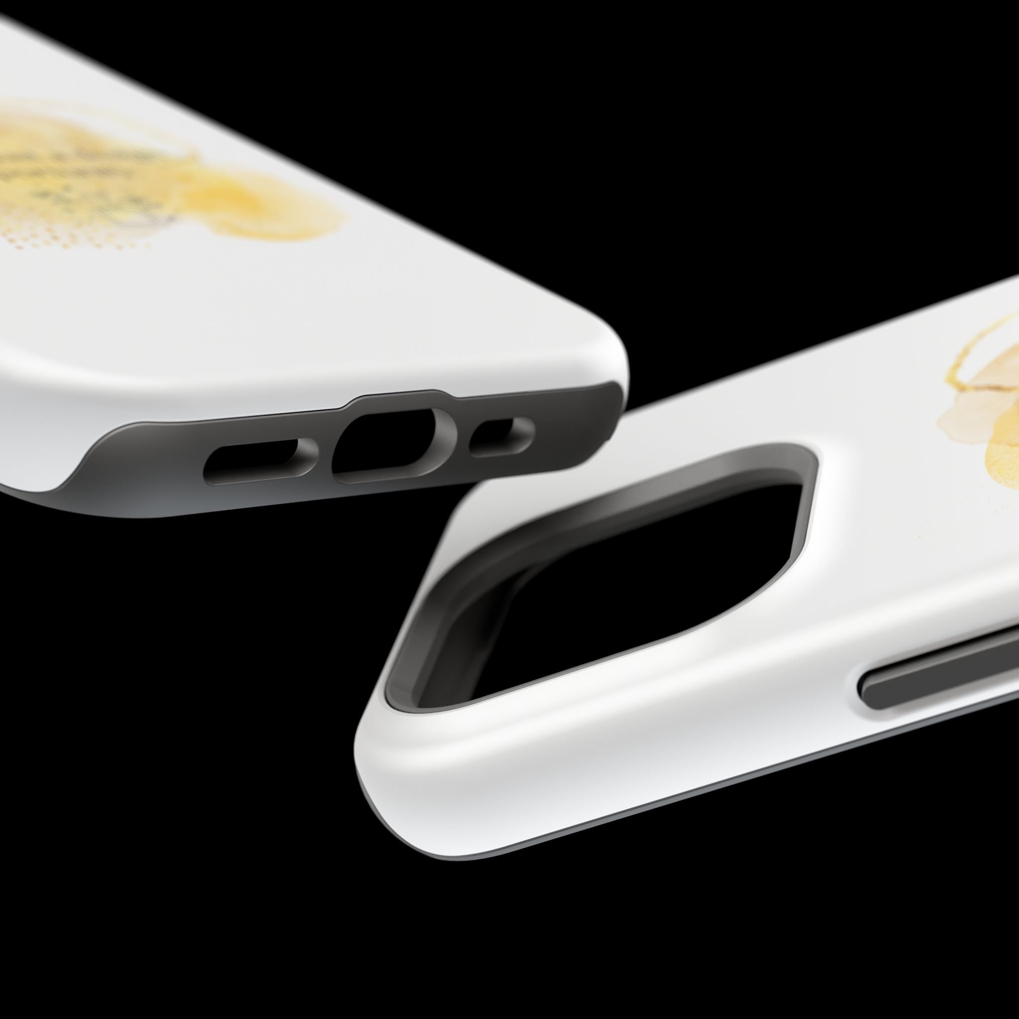 Magnetic Impact-Resistant Phone Case — “Oops is just a design opportunity.” Watercolor Accent