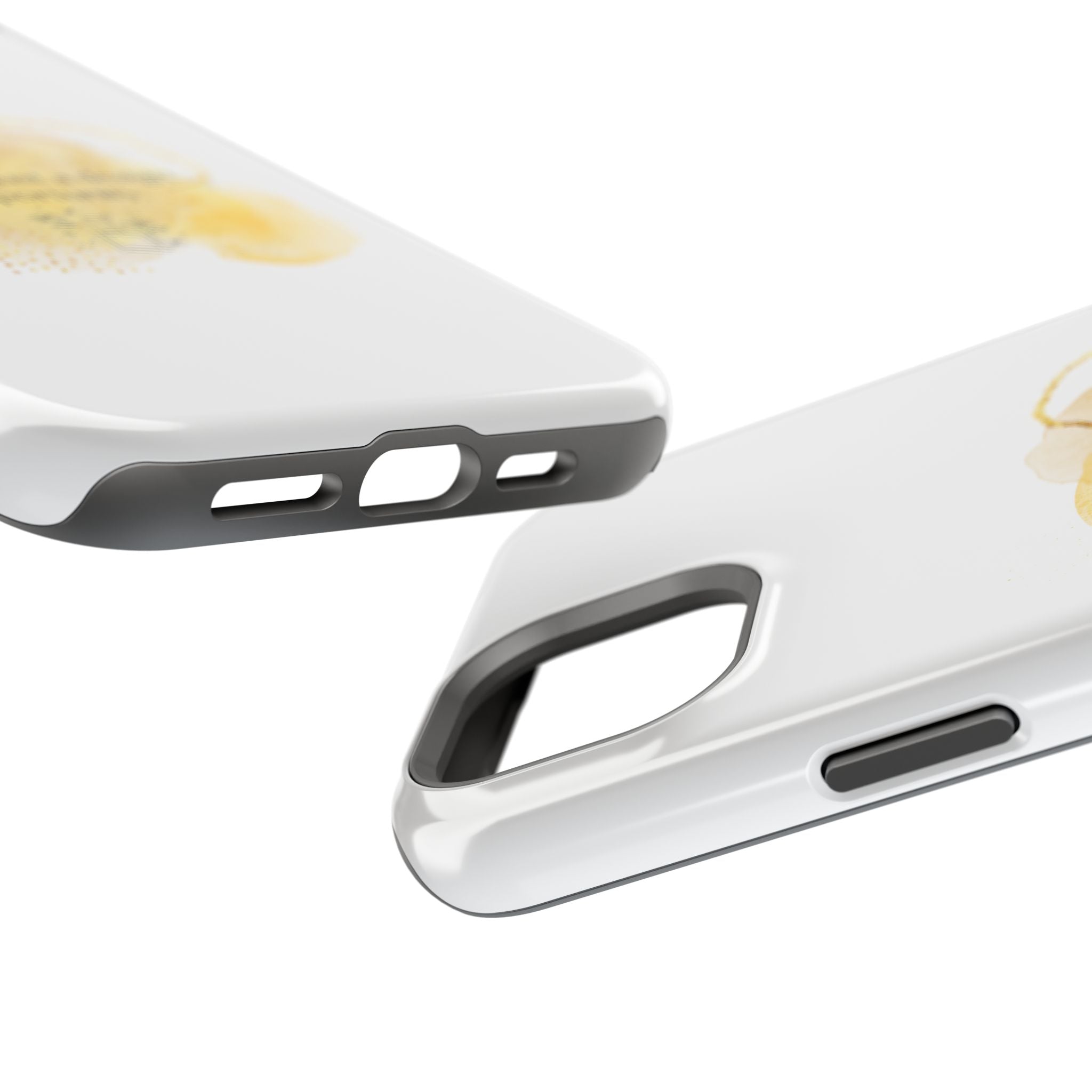 Magnetic Impact-Resistant Phone Case — “Oops is just a design opportunity.” Watercolor Accent