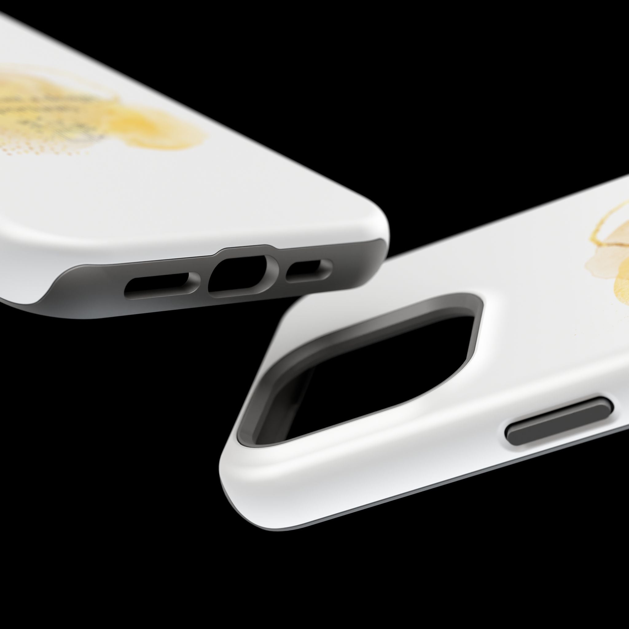 Magnetic Impact-Resistant Phone Case — “Oops is just a design opportunity.” Watercolor Accent