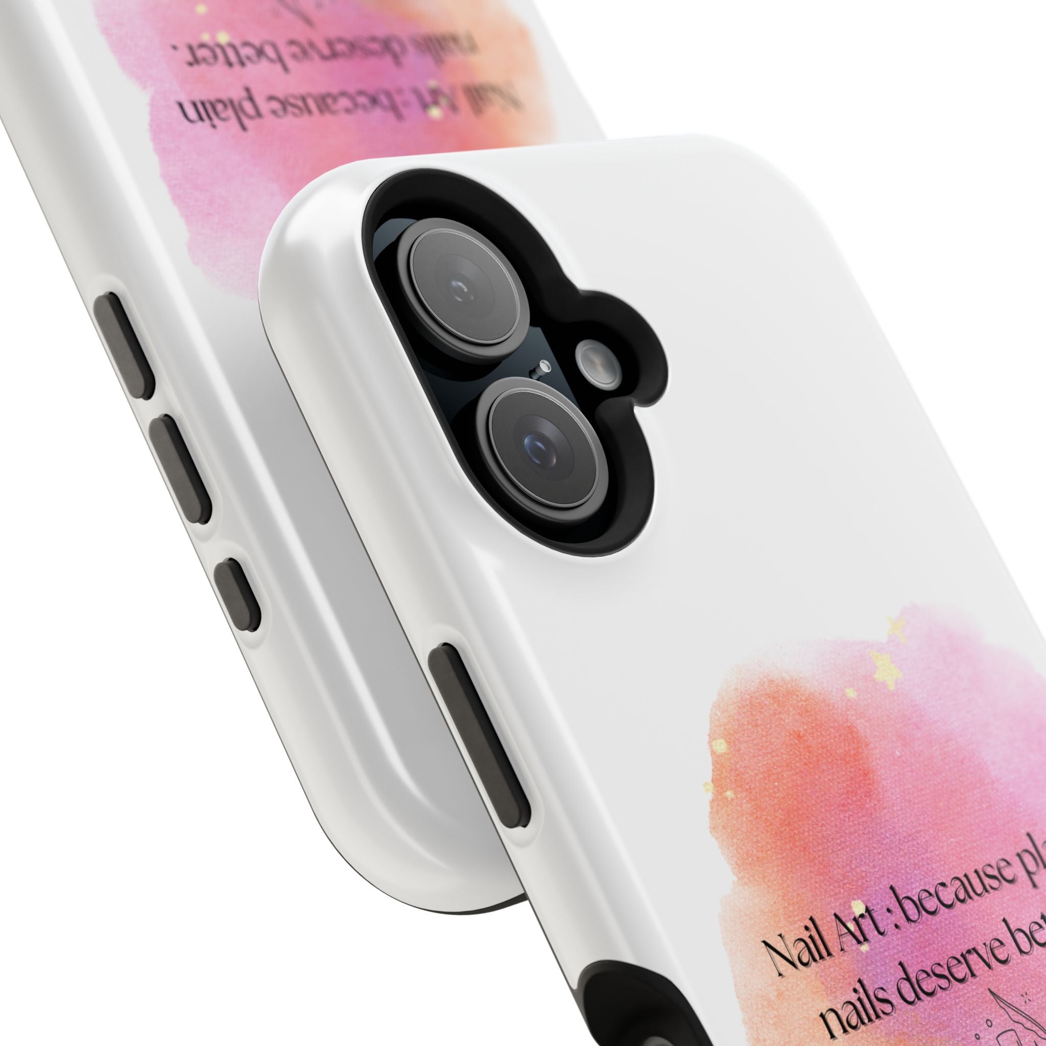 Phone Case — "Nail Art: Because Plain Nails Deserve Better" Magnetic Impact-Resistant Case