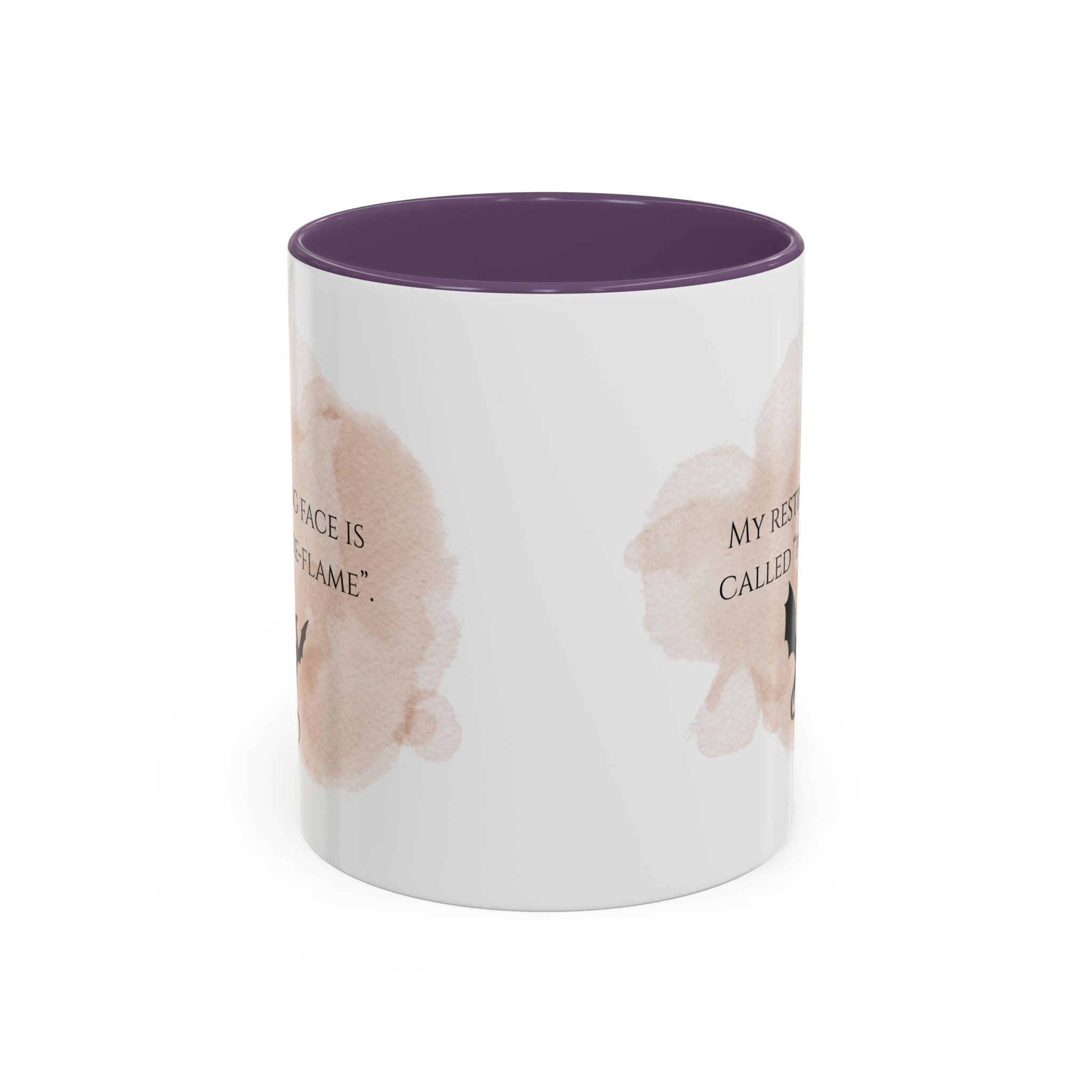 Pre-Flame Dragon Coffee Mug — Funny Resting Face Gift (11/15oz)