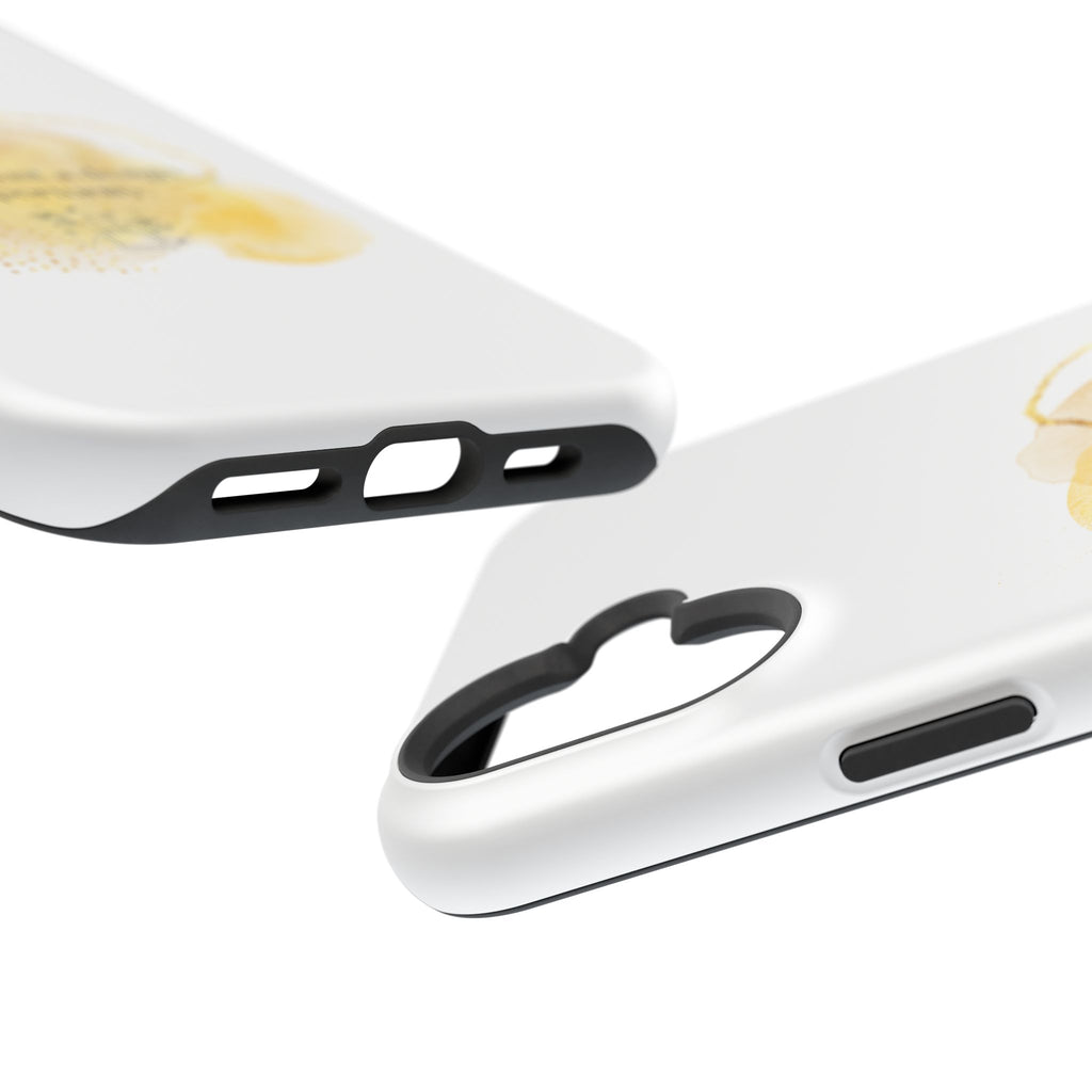 Magnetic Impact-Resistant Phone Case — “Oops is just a design opportunity.” Watercolor Accent