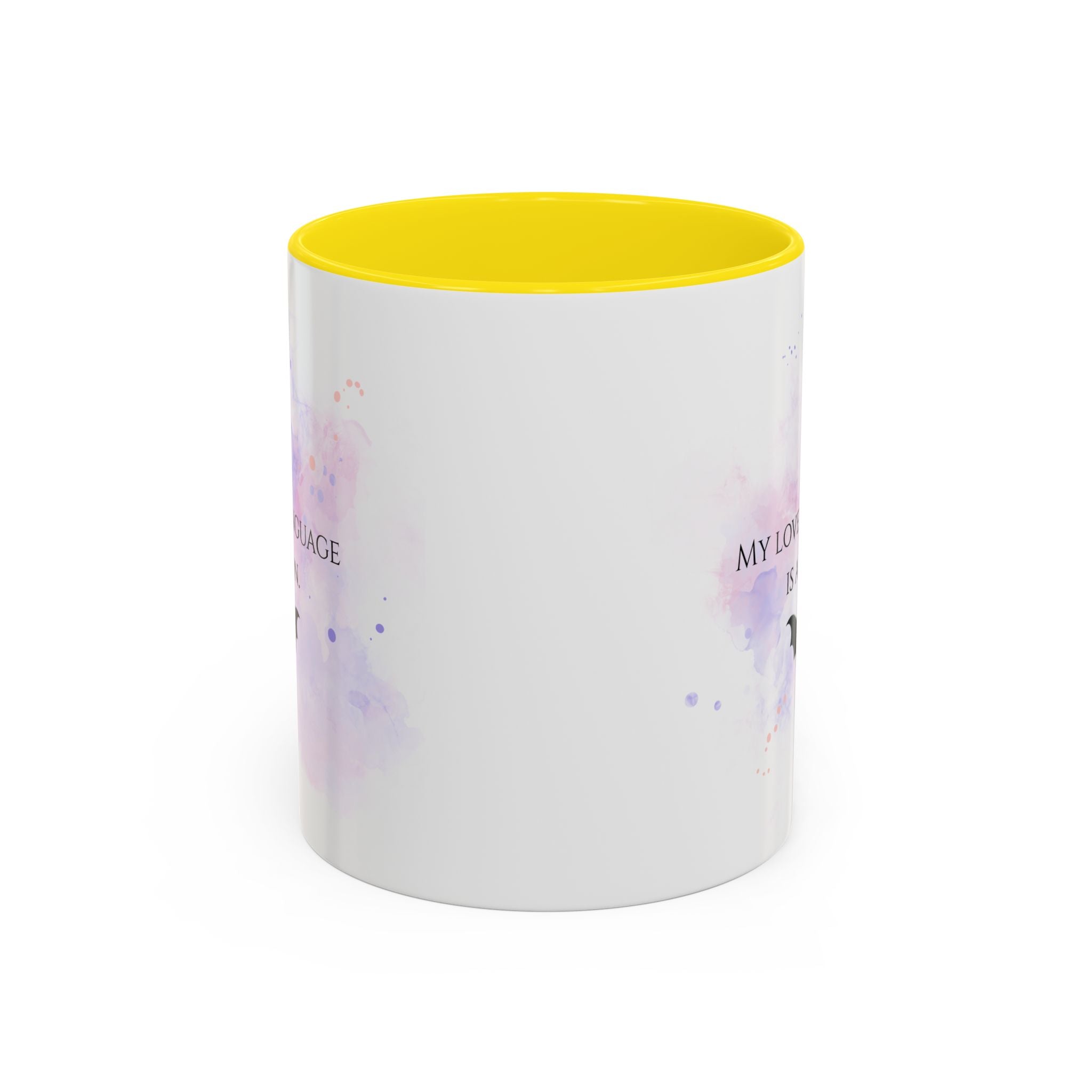 Coffee Mug — “My Love Language Is Arson” Dragon Accent Mug