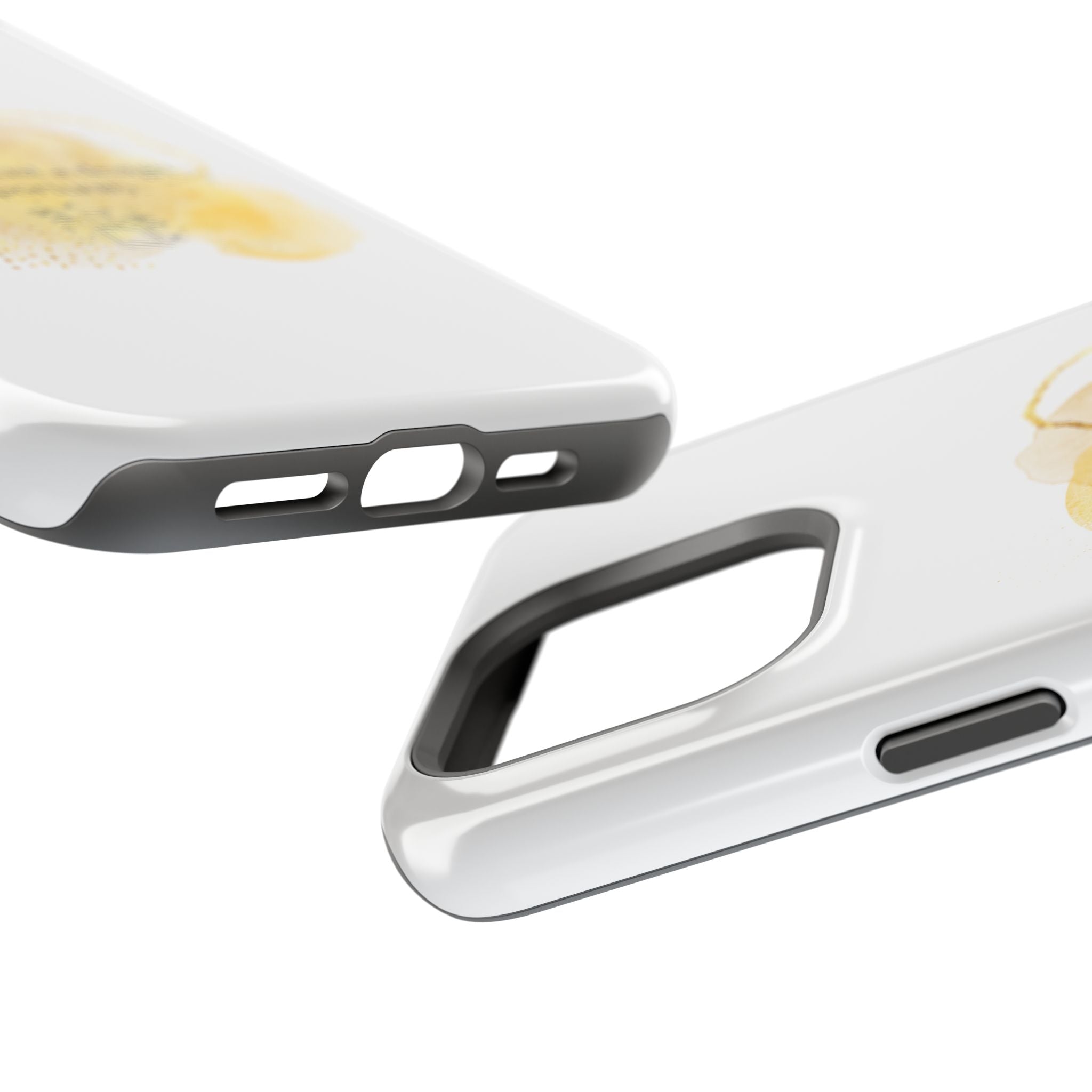Magnetic Impact-Resistant Phone Case — “Oops is just a design opportunity.” Watercolor Accent