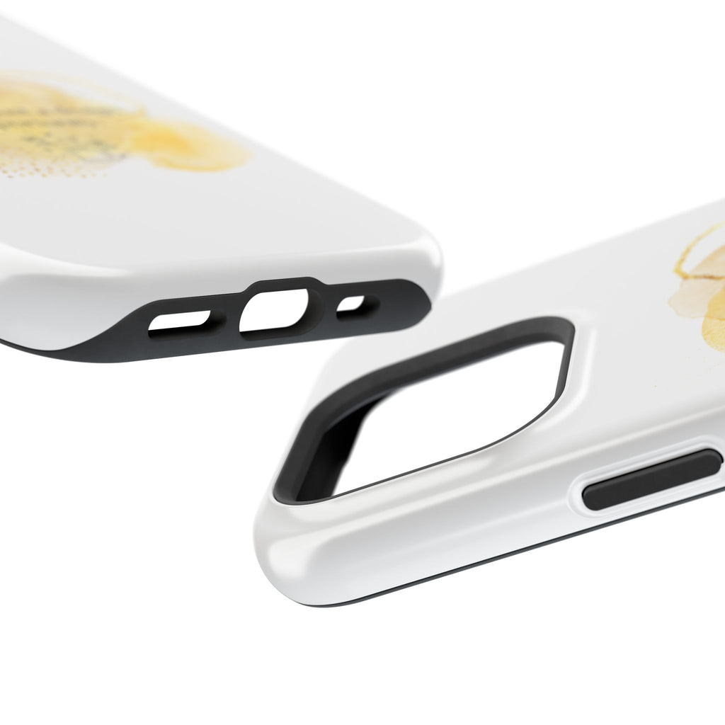 Magnetic Impact-Resistant Phone Case — “Oops is just a design opportunity.” Watercolor Accent