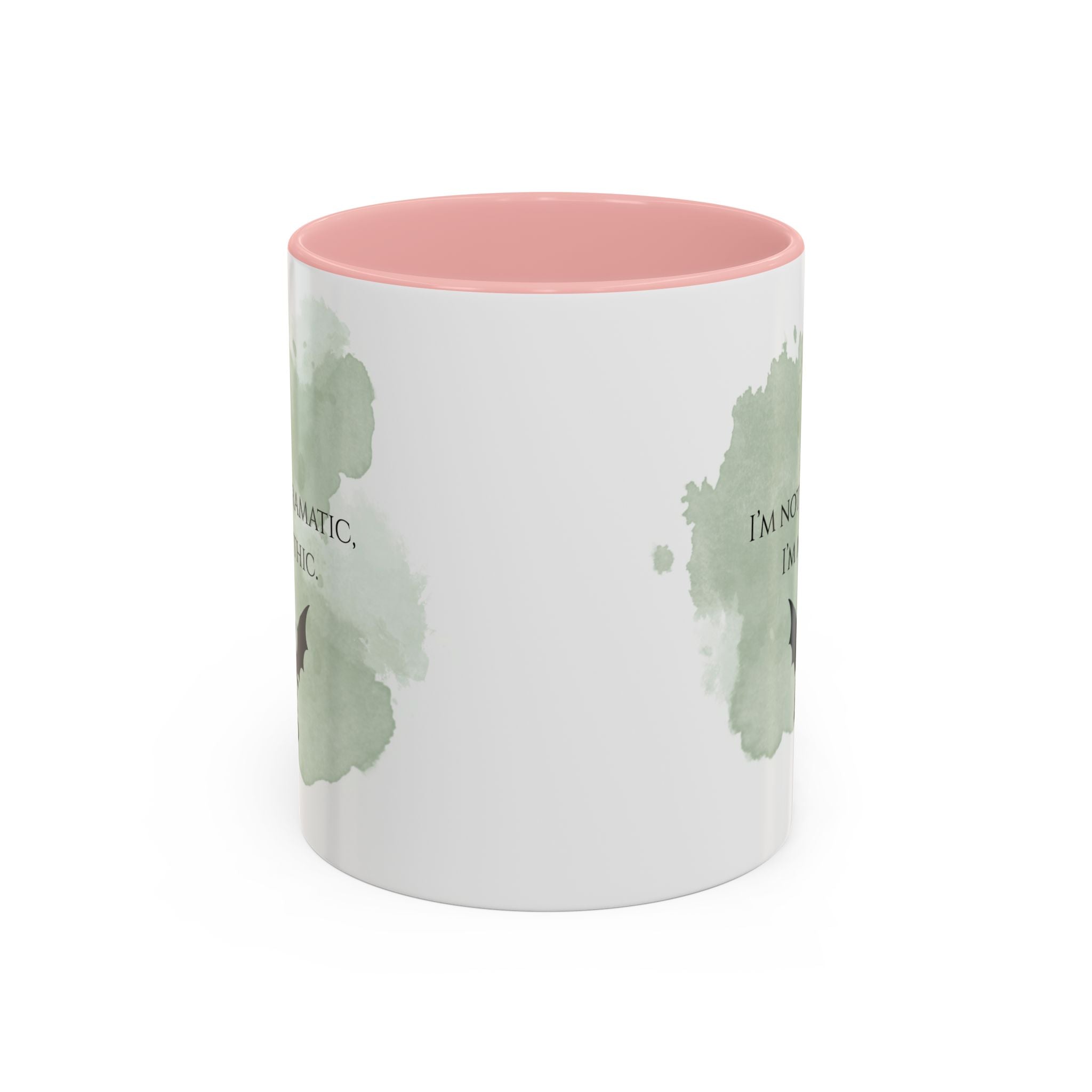 Mythic Dragon Coffee Mug — “I’m Not Dramatic, I’m Mythic” Accent Ceramic Mug